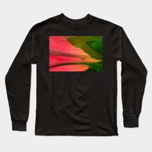 Hollyhock #10 abstract #1 Long Sleeve T-Shirt